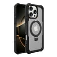 thumbnail image 1 of Dteck for iPhone 16 Pro Max Case with Invisible Magntic Ring Stand, Compatible with MagSafe, Military-Grade Translucent Case for iPhone 16 Pro Max,Black, 1 of 6