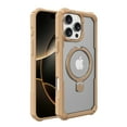 thumbnail image 1 of Dteck for iPhone 16 Pro Max Case with Invisible Magntic Ring Stand, Compatible with MagSafe, Military-Grade Translucent Case for iPhone 16 Pro Max,Gold, 1 of 6