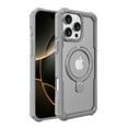 thumbnail image 1 of Dteck for iPhone 16 Pro Max Case with Invisible Magntic Ring Stand, Compatible with MagSafe, Military-Grade Translucent Case for iPhone 16 Pro Max,Gray, 1 of 6
