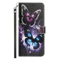 thumbnail image 1 of Dteck for iPhone 16 Pro Max Case Wallet with Card Holder Slots, Wrist Strap, TPU Interior Protective, Stand PU Leather Folio Flip Cases Cover for iPhone 16 Pro Max,Butterfly, 1 of 5