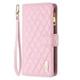 thumbnail image 1 of Dteck for iPhone 16 Wallet Case with Card Holder, Sturdy PU Leather Case for Women Men Magnetic Flip Zipper Wristlet Strap Kickstand Phone Case for iPhone 16,Pink, 1 of 5