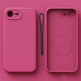 thumbnail image 1 of Dteck for iPhone 16e Case with Lanyard, Compatible with Mag-Safe, Upgraded Liquid Silicone with Camera Protection Soft Anti-Scratch Microfiber Lining Phone Case for iPhone 16e 6.1",Rose, 1 of 8