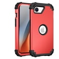 thumbnail image 1 of Dteck for iPhone 16e Case with Screen Protector, Heavy Duty Shockproof Dust/Drop Poof 3 Layers Full Bady Protection Rugged Cover Case for iPhone 16E 2025 6.1",Red, 1 of 5