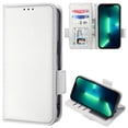 thumbnail image 1 of Dteck for iPhone 16e Case Wallet with Card Holder,PU Leather Magnetic Folio Cover for Apple iPhone 16e 6.1 Inch 2025,Kickstand TPU Shockproof Durable Protective Phone Case,White, 1 of 5