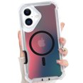 thumbnail image 1 of Dteck for iPhone 17 Case with Iridescent Back, Compatible with MagSafe Shockproof Rugged Cover, Corner High-Duty Protection for Girls Women,Iridescent - Black, 1 of 5