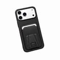 thumbnail image 1 of Dteck for iPhone 17 Pro Back Wallet Card Holder Kickstand Case, Ultra Slim PU Leather Flexible TPU Gel Rubber Soft Skin Silicone Protective Phone Cover, Black, 1 of 4