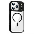 thumbnail image 1 of Dteck for iPhone 17 Pro Max Case, Compatible with MagSafe, Shockproof Military-Grade Protection, Transparent Magnetic Phone Case for iPhone 17 Pro Max,Black, 1 of 5