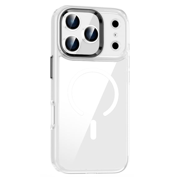 Dteck for iPhone 17 Pro Max Case, Compatible with MagSafe, Shockproof Military-Grade Protection, Transparent Magnetic Phone Case for iPhone 17 Pro Max,Clear