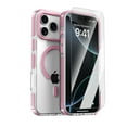 thumbnail image 1 of Dteck for iPhone 17 Pro Max Case with Screen Protector, Magnetic Case for iPhone 17 Pro Max Compatible with MagSafe, Slim Anti-Slip Shockproof Bumper Clear Cover 6.9 Inch,Pink, 1 of 6