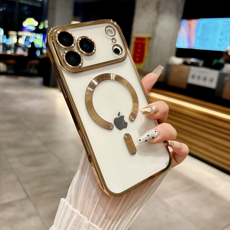Dteck for iPhone 17 Pro Max Mangetic Case, Shockproof Camera Lens
