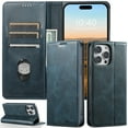 thumbnail image 1 of Dteck for iPhone 7 / iPhone 8 / SE 2022 & 2020 Wallet Pocket Case, Shockproof Luxury Soft PU Leather Flip Magnetic Stand Flip Protective Cover with ID & Credit Card Slots Holder Case, blue, 1 of 6