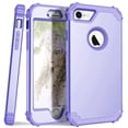 thumbnail image 1 of Dteck iPhone 8 Case, Dteck Heavy Dual Layer Rugged Shockproof Case Hard PC Protective Back Cover For Apple iPhone 8, Light Purple, 1 of 7
