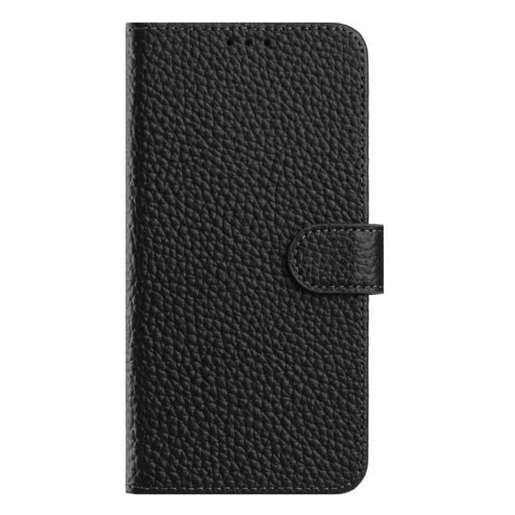Dteck for iPhone 8 Plus/7 Plus Case Wallet with 3 Card Slots, Luxury Matte PU Leather Flip Folio Cover with TPU Shockproof Interior Shell for iPhone 8 Plus/7 Plus,Black