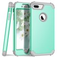 thumbnail image 1 of Dteck iPhone 8 Plus Case, Dteck Heavy Dual Layer Rugged Shockproof Case Hard PC Protective Back Cover For Apple iPhone 8 Plus, Mint Green, 1 of 7