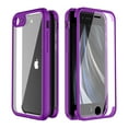 thumbnail image 1 of Dteck iPhone SE 2020 Case, Dual Layer Full Body Shockproof Protection Case Double Sides Tempered Glass Cover Flexible TPU Bumper For iPhone SE 2020 / iPhone 7 / iPhone 8, Purple, 1 of 9