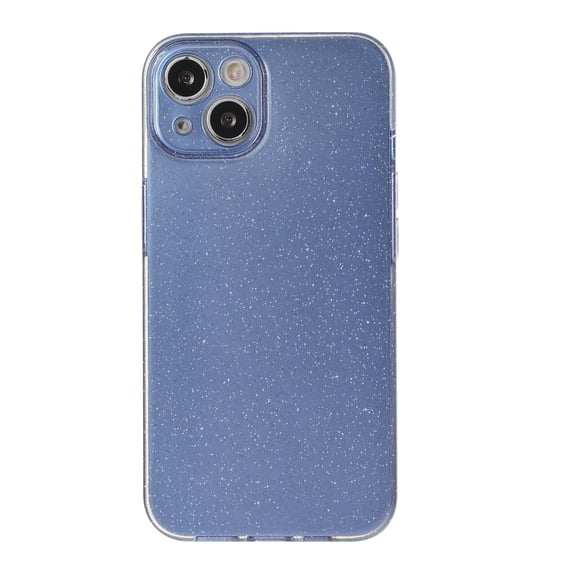 Dteck for iPhone XR 6.1 Inch Ice Crystal Glitter Jelly Soft Pure Color Case, High Quality TPU Camera Protection Anti-scratch Protective Cover Case for iPhone XR, Blue