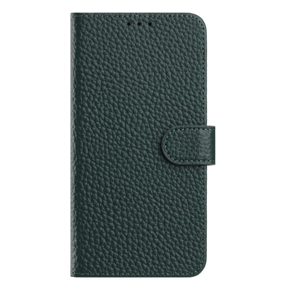 Dteck for iPhone XS/X Case Wallet with 3 Card Slots, Luxury Matte PU Leather Flip Folio Cover with TPU Shockproof Interior Shell for iPhone XS/X,Green