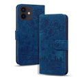 thumbnail image 1 of Dteck iPhone12 Pro Max Case,Sakura Cat Embossed PU Premium Leather Wallet Card Cash Slots Ultra-Slim Magnetic Flip Shockproof Kickstand  Cover for iPhone 11 6.1 inch,Blue, 1 of 6