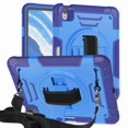thumbnail image 1 of Dteck for ipad 10.9" iPad Air 4-5 Gen(2022/2020) & 11" iPad Pro 1-4 Gen(2022/2021/2020/2018) Case, Crossbody Strap Rotating Adjustable Shoulder Hand Strap & Stand Shockproof Protective Cover, Blue, 1 of 8