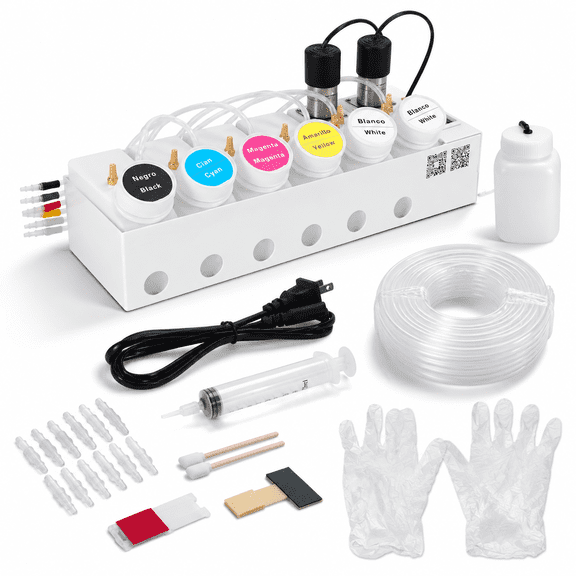 Dtf Ciss Ink System Kit For Epson Et-8550 L1800 L805 L8180 L18100 Printers