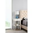 thumbnail image 1 of Dtwnek 1 Drawer Beside Table with Open Shelf and Handle, Wood Nightstand for Living Room, Bedroom, Office, White, 1 of 4