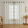 thumbnail image 1 of Dtwnek 2 Panels Set Sheer Curtains Light Filtering Window Curtain Lightweight Curtains Drapes for Bedroom, Living Room, 54" x 72", 1 of 7