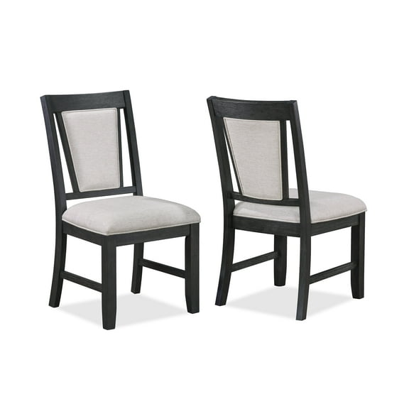 Dtwnek 2 Pcs Upholstered Padded Seat Dining Chair for Living Room, Dining Room