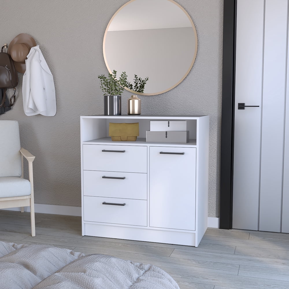 Photo inspiration: Dtwnek 3 Drawer Dresser With Inner Shelf For Bedroom Office Photo Inspiration