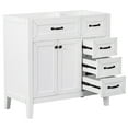 thumbnail image 1 of Dtwnek 36" Bathroom Vanity Cabinet with Drawers, White, 1 of 9