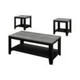 thumbnail image 1 of Dtwnek 3pcs Table Set Set, Coffee Table End Table for Living Room, Office, Black, 1 of 5