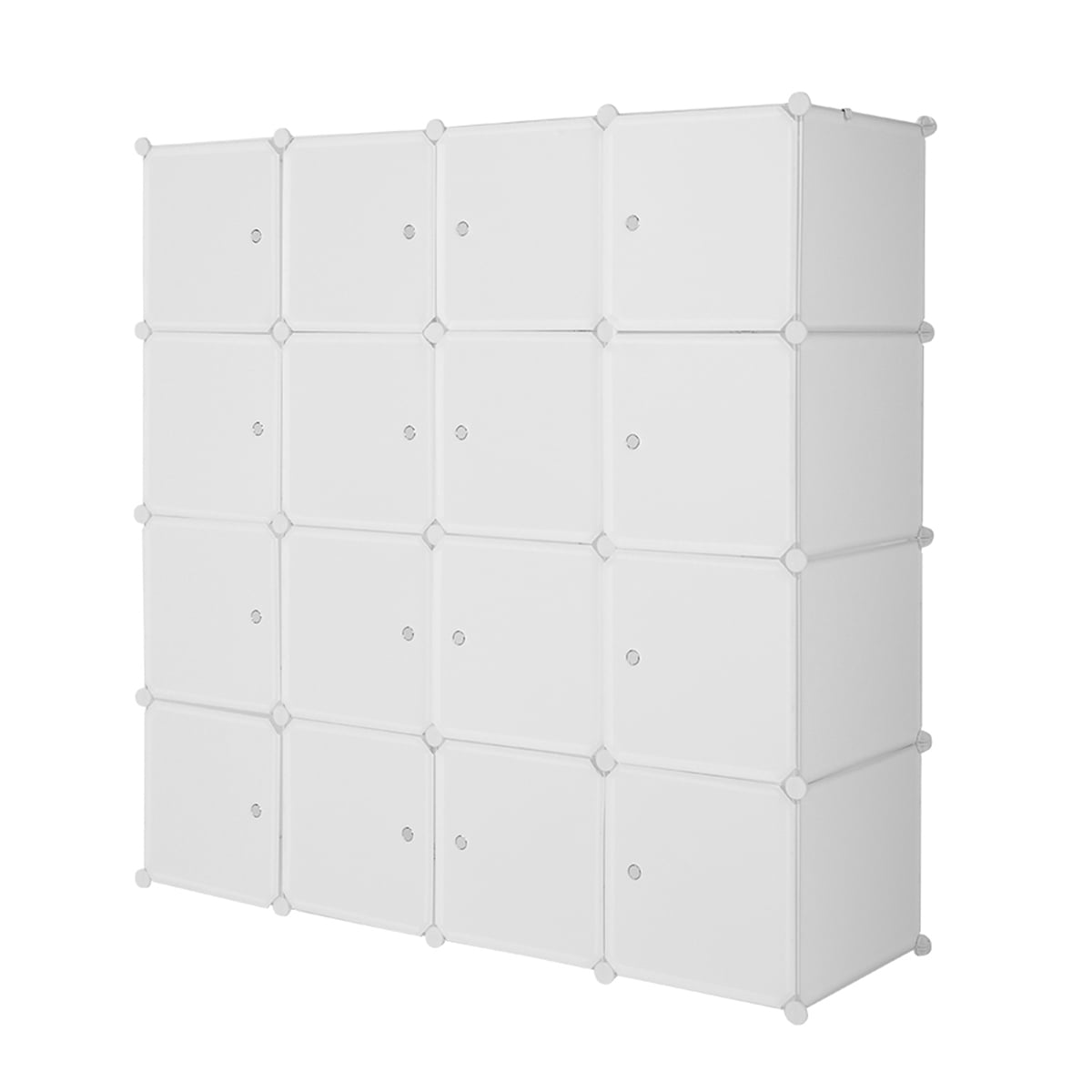 Dtwnek 4 Layer 16 Cube Organizer Stackable Plastic Cube Storage