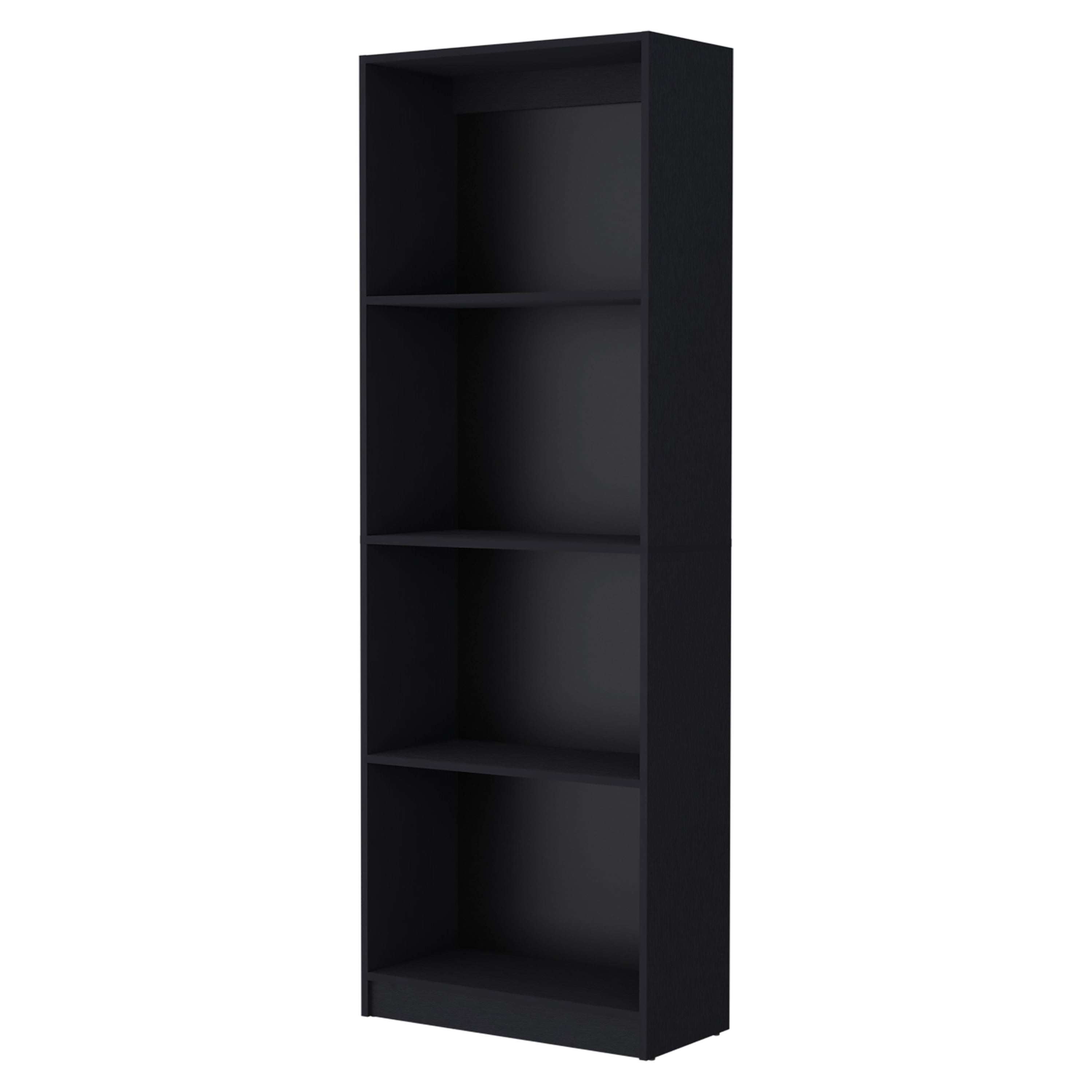 Dtwnek 4 Tier Wood Bookcase Bookshelf Books Display Storage Rack for ...