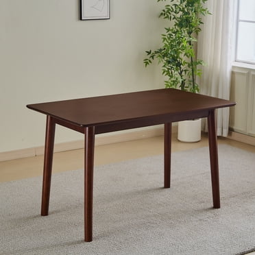 Better Homes & Gardens Bryant Solid Wood Dining Table, Rustic Brown - Walmart.com
