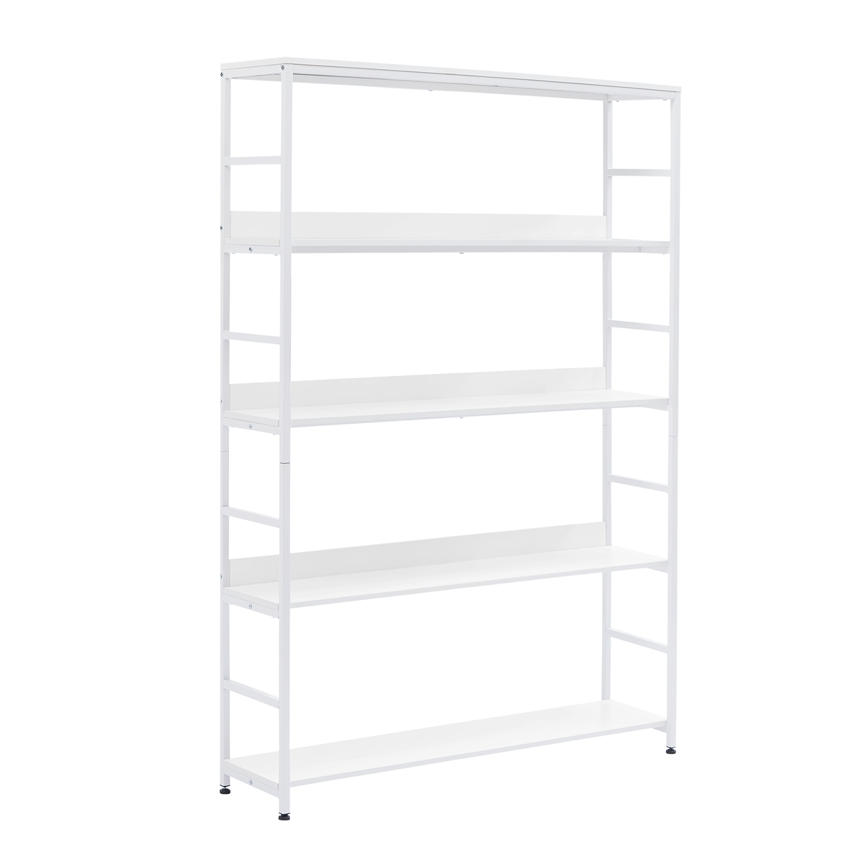 Dtwnek 5 Tier Home Office Bookcase Open Bookshelf Storage Large 5 Shelf