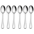 thumbnail image 1 of Dtwnek 6PCS Stainless Steel Soup Spoons Silverware Spoons Long Handle Dinner Spoons Table Spoon for Kitchen Restaurant Home, 1 of 7