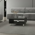 thumbnail image 1 of Dtwnek Coffee Table with Open Storage, Black, 1 of 7