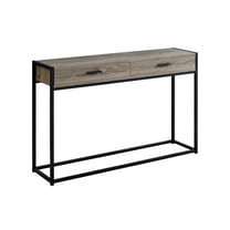 Dtwnek Console Table with Storage Drawer, Sofa Table for Living Room, Bedroom, Brown