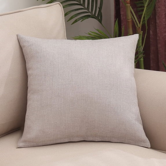 Dtwnek Linen Pillow Covers Decorative Throw Pillow Covers Soft Accent Couch Pillowcases for Sofa Cushion Living Room Bed, 22 x 22 inch