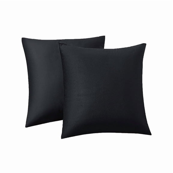 Dtwnek Pack of 2 Decorative Throw Pillow Cover Velvet Pillow Cases Square Cushion Case for Couch Office Bedroom Living Room, 24 x 24 Inch