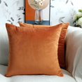 thumbnail image 1 of Dtwnek Pack of 2 Velvet Soft Decorative Throw Pillow Covers Solid Square Cushion Case Pillow Case for Couch Sofa Bedroom Living Room, 24x24inch, 1 of 7