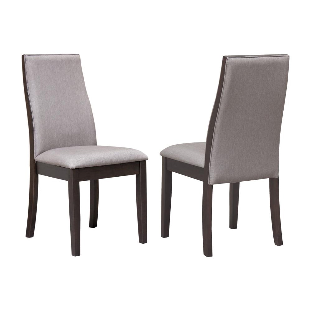 Pearl Silver Upholstered Wood Side Chair