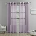 thumbnail image 1 of Dtwnek Set of 2 Panels Sheer Curtain Sheers Light Filtering Window Curtains for Living Room, Bedroom, 39" x 51", 1 of 7