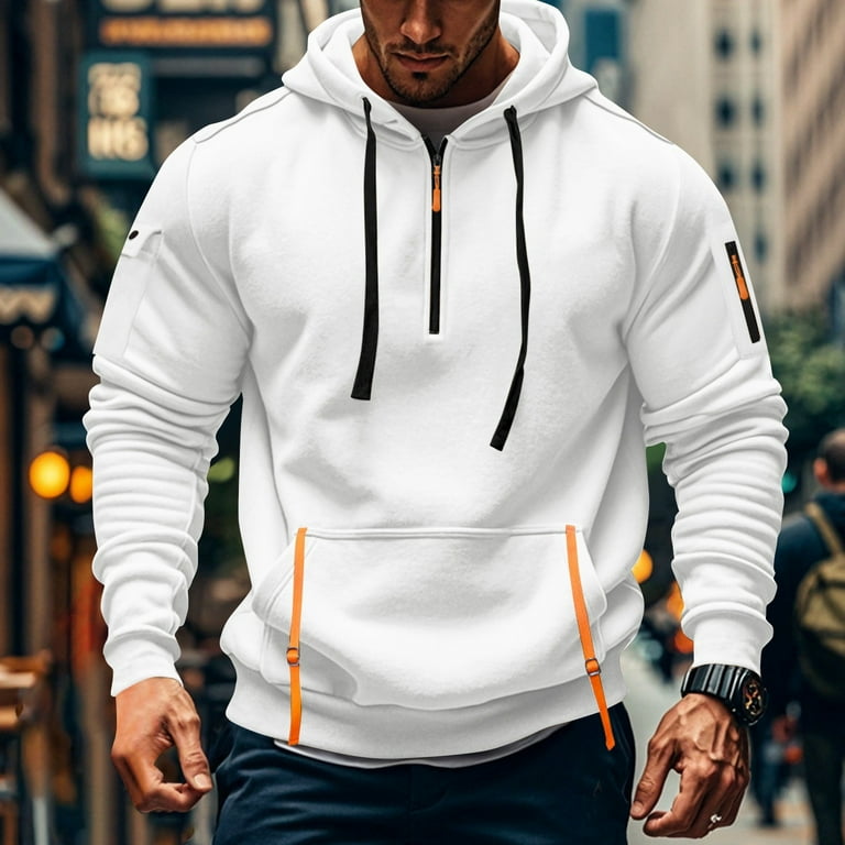 Hoodie with arm pocket clearance