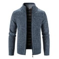thumbnail image 1 of Dtydtpe 2024 Clearance Sales, Sweaters for Men, Winter D Plus Hoodless Plaid Sweater Cardigan Jacket Mens Long Sleeve Tops Mens Sweaters, 1 of 5