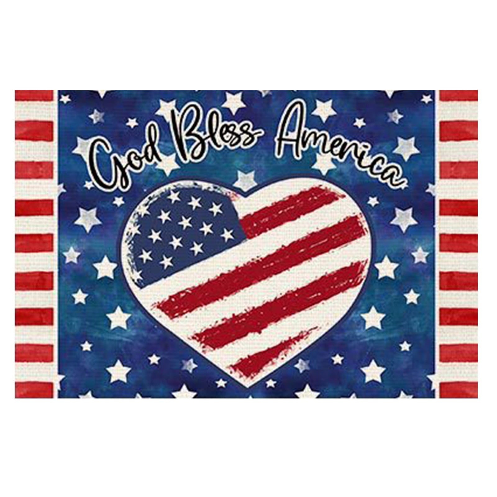 Dtydtpe Christmas Decorations, Independence Day Star Placemats American