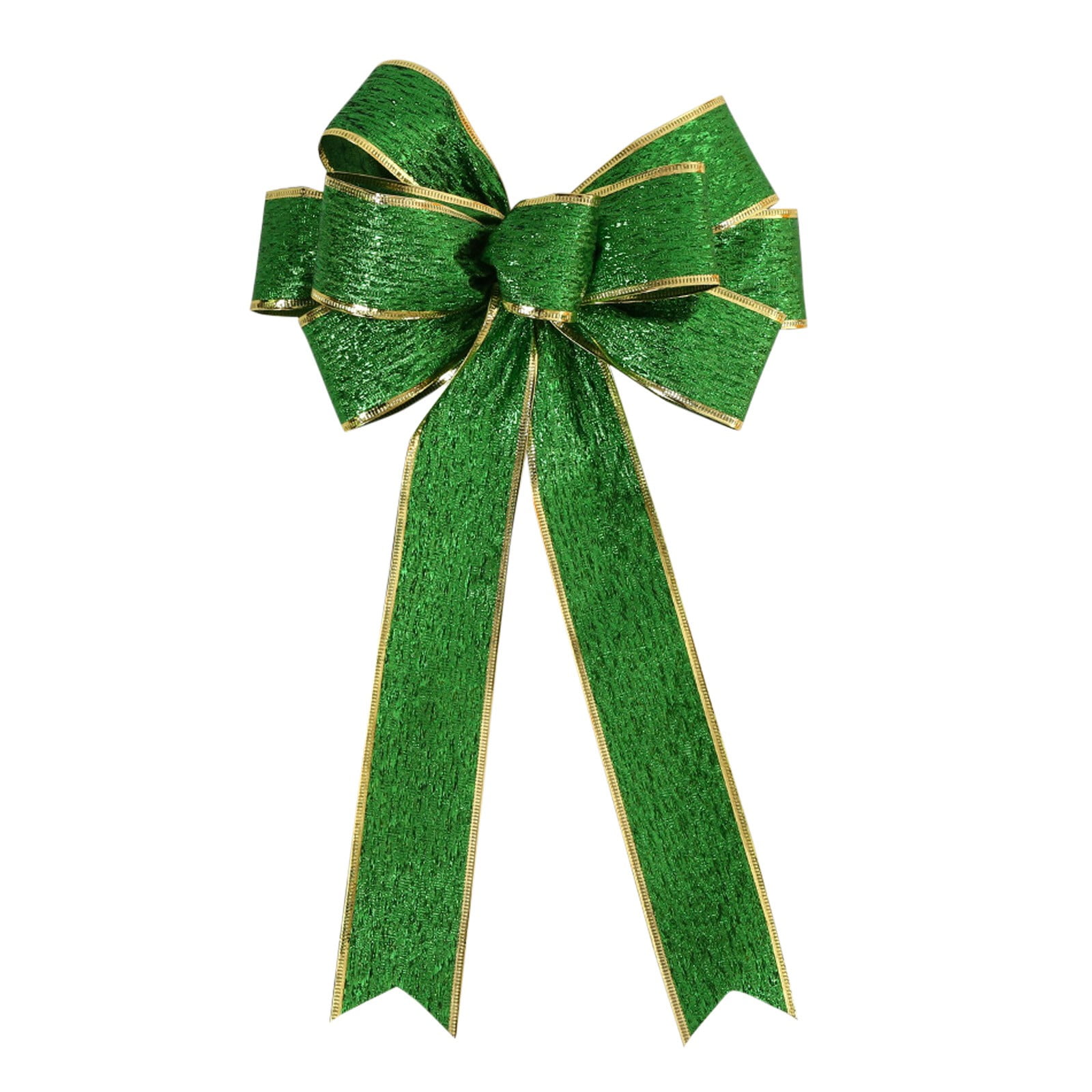 Dtydtpe Christmas Decorations St. S Day Ribbon Flower Bouquet Gift Wrapping Bow Ribbon Packing Supplies for DIY Sewing Craft Green Pre Wrap, Size: One