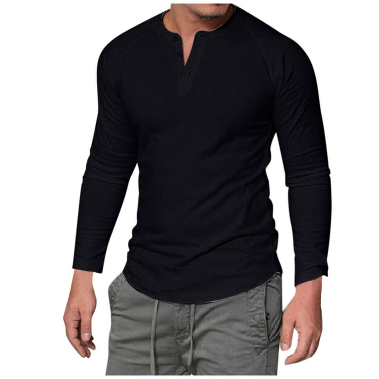 Henley t shirt with blazer cheap