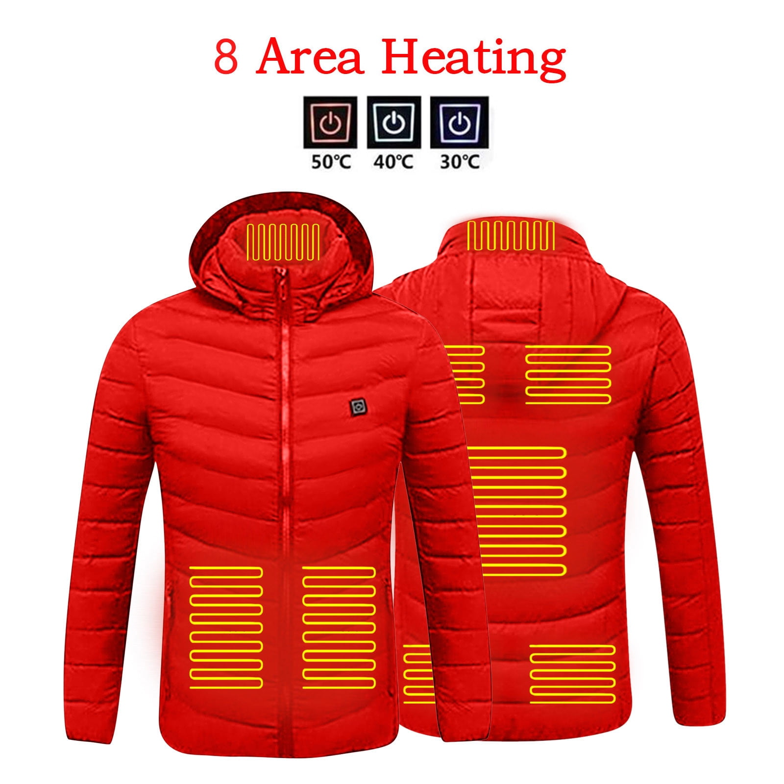 Dtydtpe Clearance Sales, Jackets for Women Heated Jackets for Women Heated  Outdoor Clothing for Riding Skiing Fishing Via Heated Coat Winter Coats for
