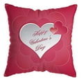 Dtydtpe Cushion Letter Printing Valentine's Day Throw Pillow Cover Love