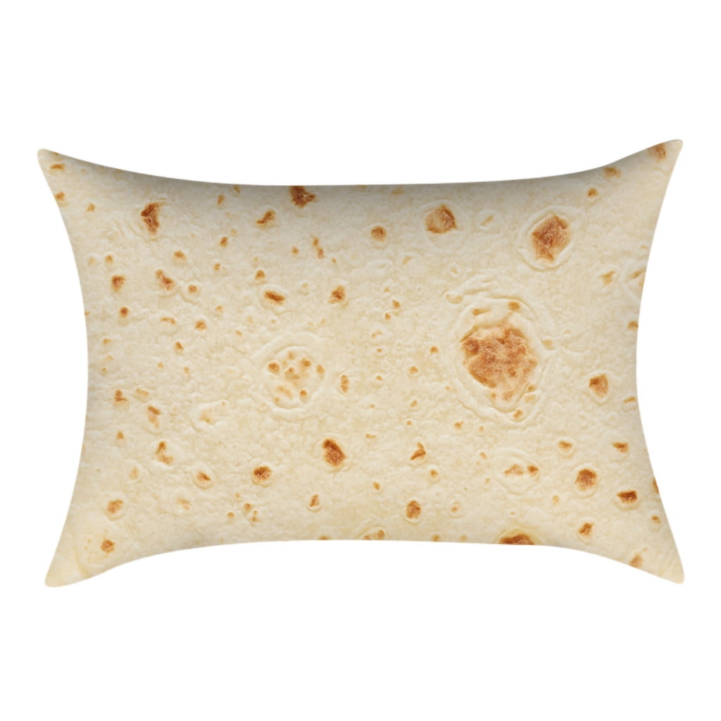 Dtydtpe Fall Pillow Covers, Comfortable Food Creation Mexican Burritos